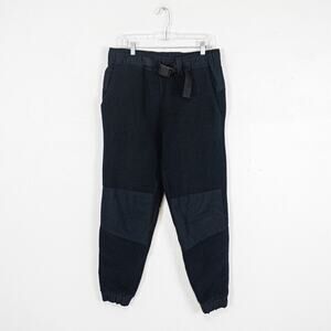 Aether Men's Walsh Pant in Onyx Black Polartec Fleece size Large